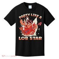 Party Like A Lob Star Lobster Kids T-Shirt thumb 0