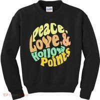 Peace Love And Hollow Points Kids Sweatshirt thumb 0