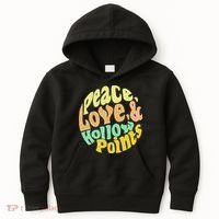 Peace Love And Hollow Points Kids Hoodie thumb 0