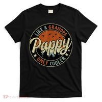 Pappy Like A Grandpa Only Cooler Vintage Retro Father's Day T-Shirt thumb 0