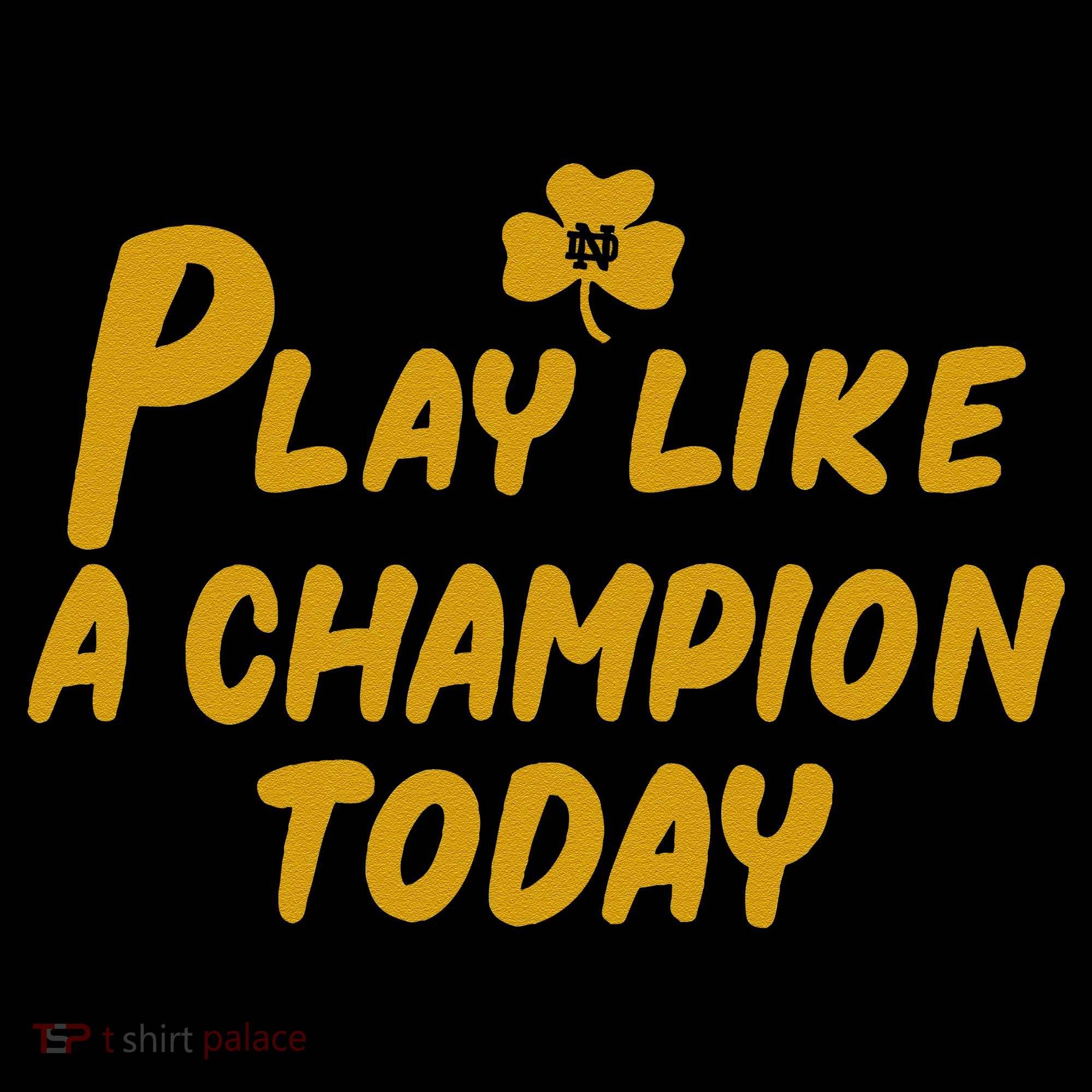 Play Like A Champions Todays T-Shirt