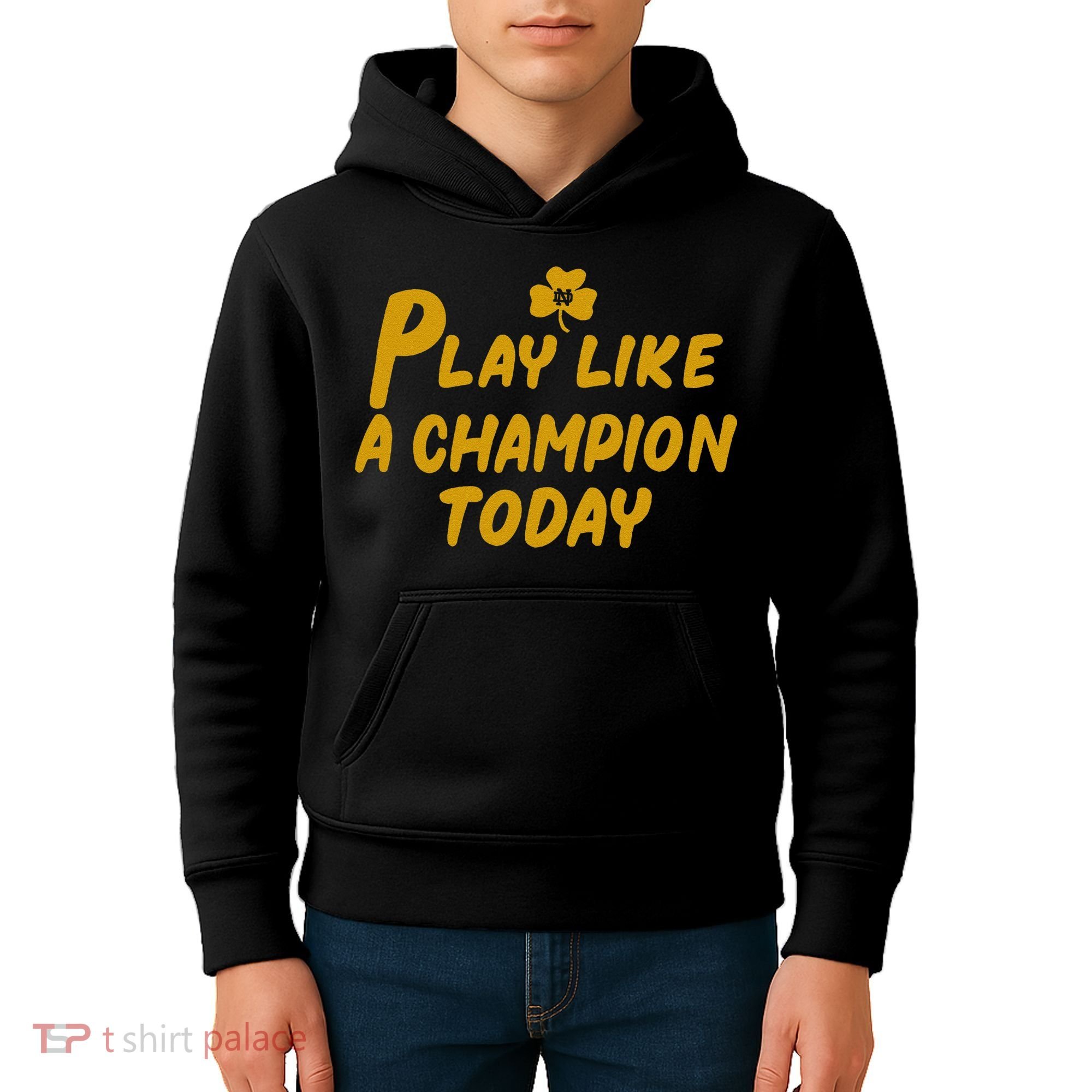 Play Like A Champions Todays Kids Hoodie