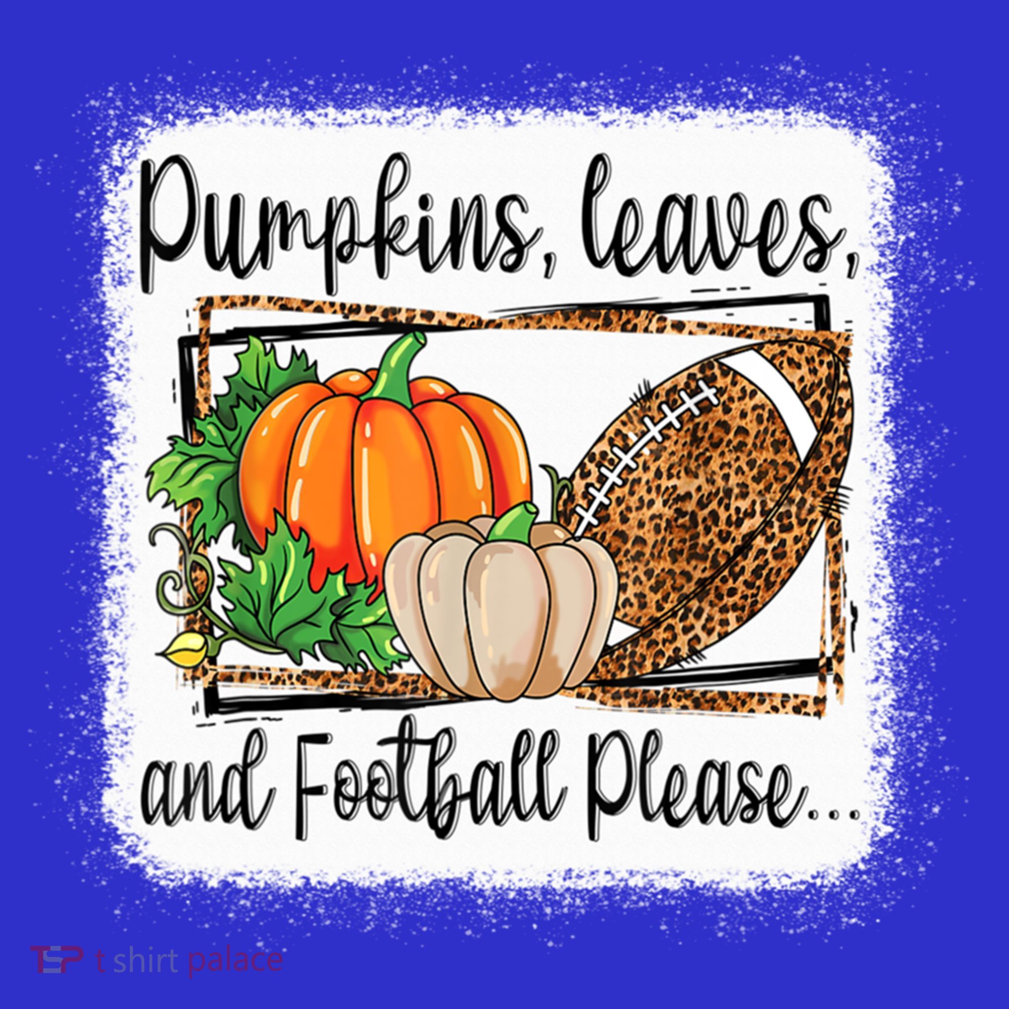 Pumpkin Leaves And Football Please Leopard Fall Vibes Gift Women's Tank Top