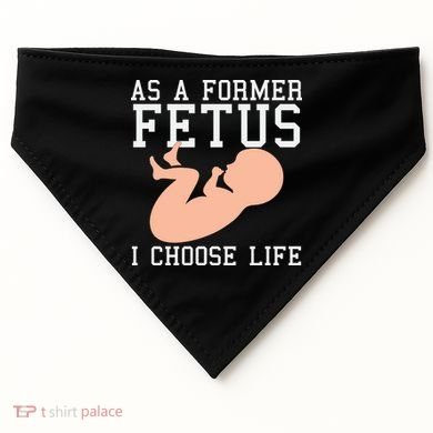 Pro Life Anti Abortion Christian USA-Made Doggie Bandana
