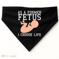 Pro Life Anti Abortion Christian USA-Made Doggie Bandana thumb 0