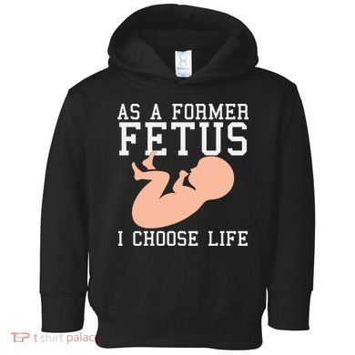 Pro Life Anti Abortion Christian Toddler Hoodie