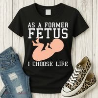 Pro Life Anti Abortion Christian Women's T-Shirt thumb 3