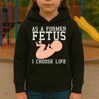 Pro Life Anti Abortion Christian Kids Hoodie thumb 3