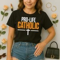 Pro Life Anti Abortion Catholic Comfort Colors Boxy T-Shirt thumb 2