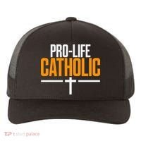 Pro Life Anti Abortion Catholic Yupoong Adult 5-Panel Trucker Hat thumb 0