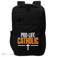 Pro Life Anti Abortion Catholic Impact Tech Backpack thumb 0