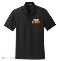 Pro Life Anti Abortion Catholic Dry Zone Grid Polo thumb 0