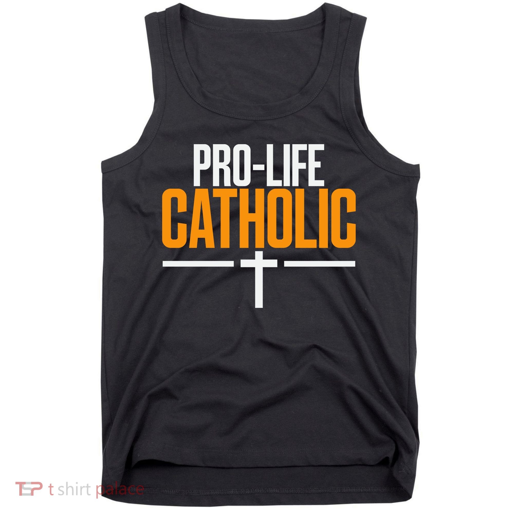 Pro Life Anti Abortion Catholic Tank Top