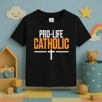 Pro Life Anti Abortion Catholic Toddler T-Shirt thumb 3