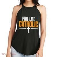 Pro Life Anti Abortion Catholic Women's Perfect Tri Rocker Tank thumb 2