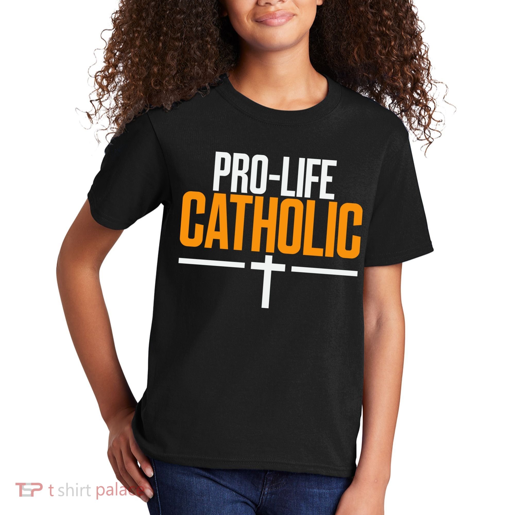 Pro Life Anti Abortion Catholic Kids T-Shirt