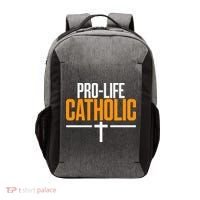 Pro Life Anti Abortion Catholic Vector Backpack thumb 0