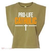 Pro Life Anti Abortion Catholic Garment-Dyed Women's Muscle Tee thumb 0