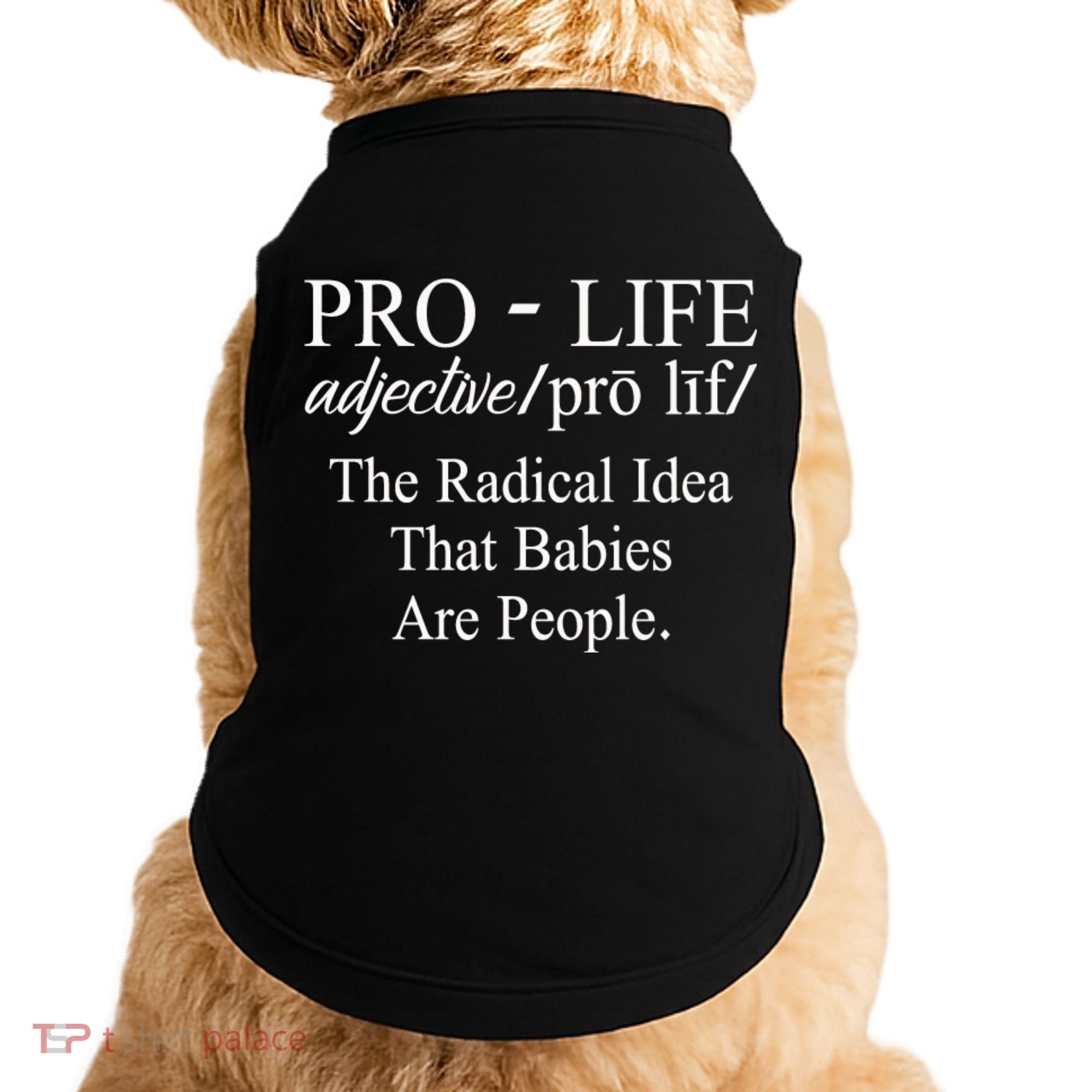 Pro Life Anti Abortion Christian Doggie Tank
