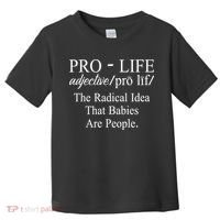 Pro Life Anti Abortion Christian Toddler T-Shirt thumb 0