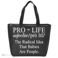 Pro Life Anti Abortion Christian Tote Bag thumb 0