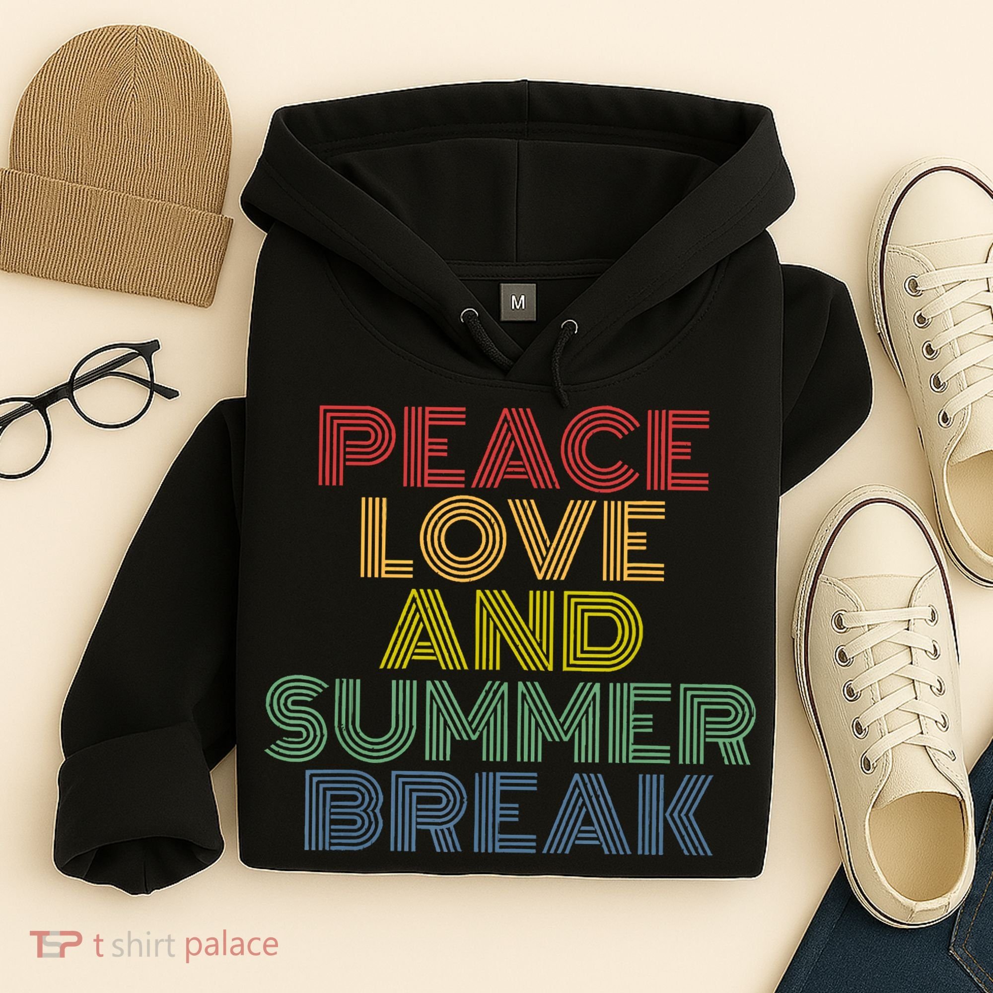 Peace Love And Summer Break Summer Lover Hoodie