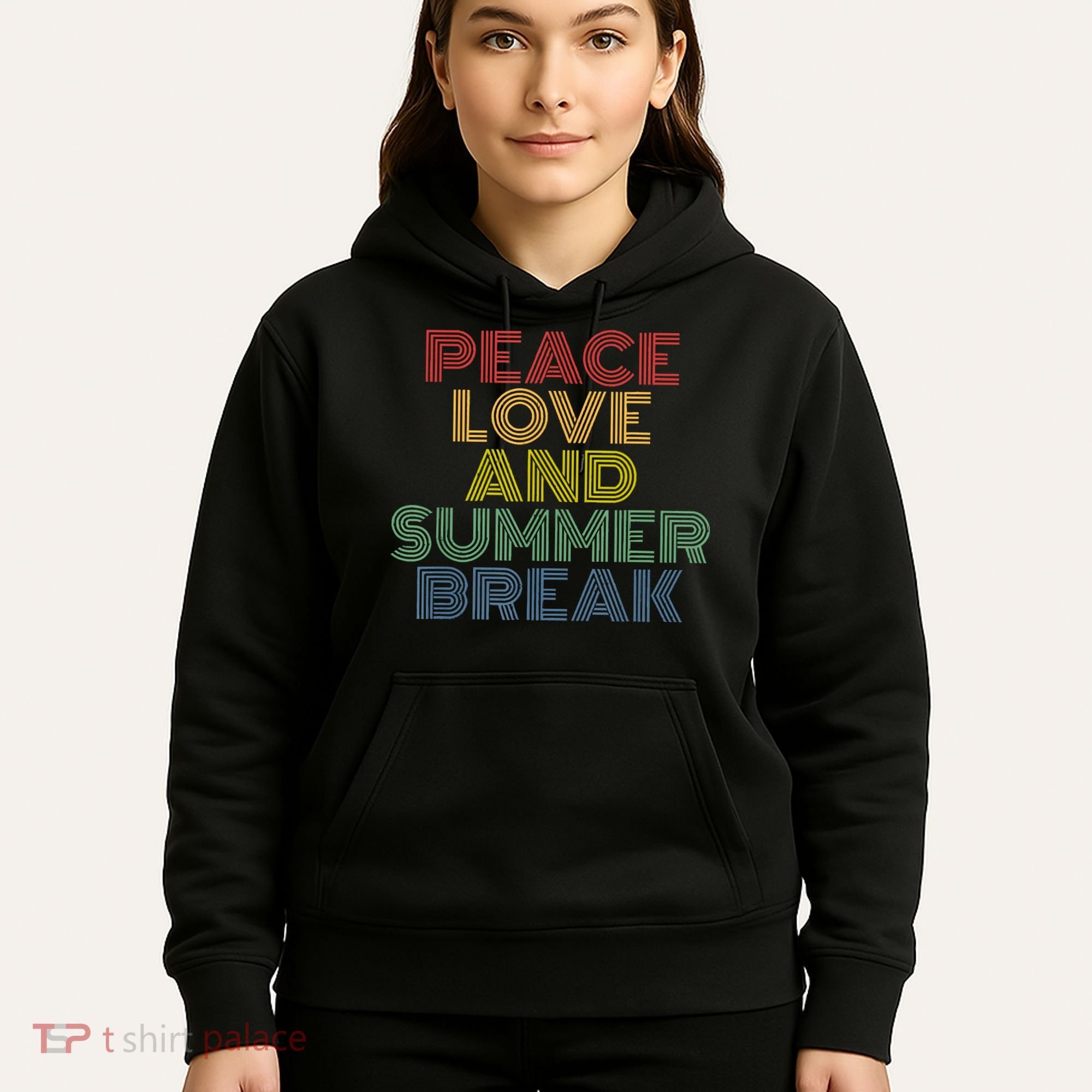 Peace Love And Summer Break Summer Lover Hoodie