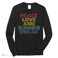 Peace Love And Summer Break Summer Lover Long Sleeve Shirt thumb 0