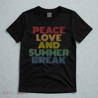 Peace Love And Summer Break Summer Lover T-Shirt thumb 5