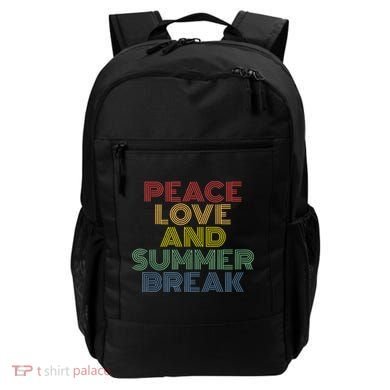 Peace Love And Summer Break Summer Lover Backpack