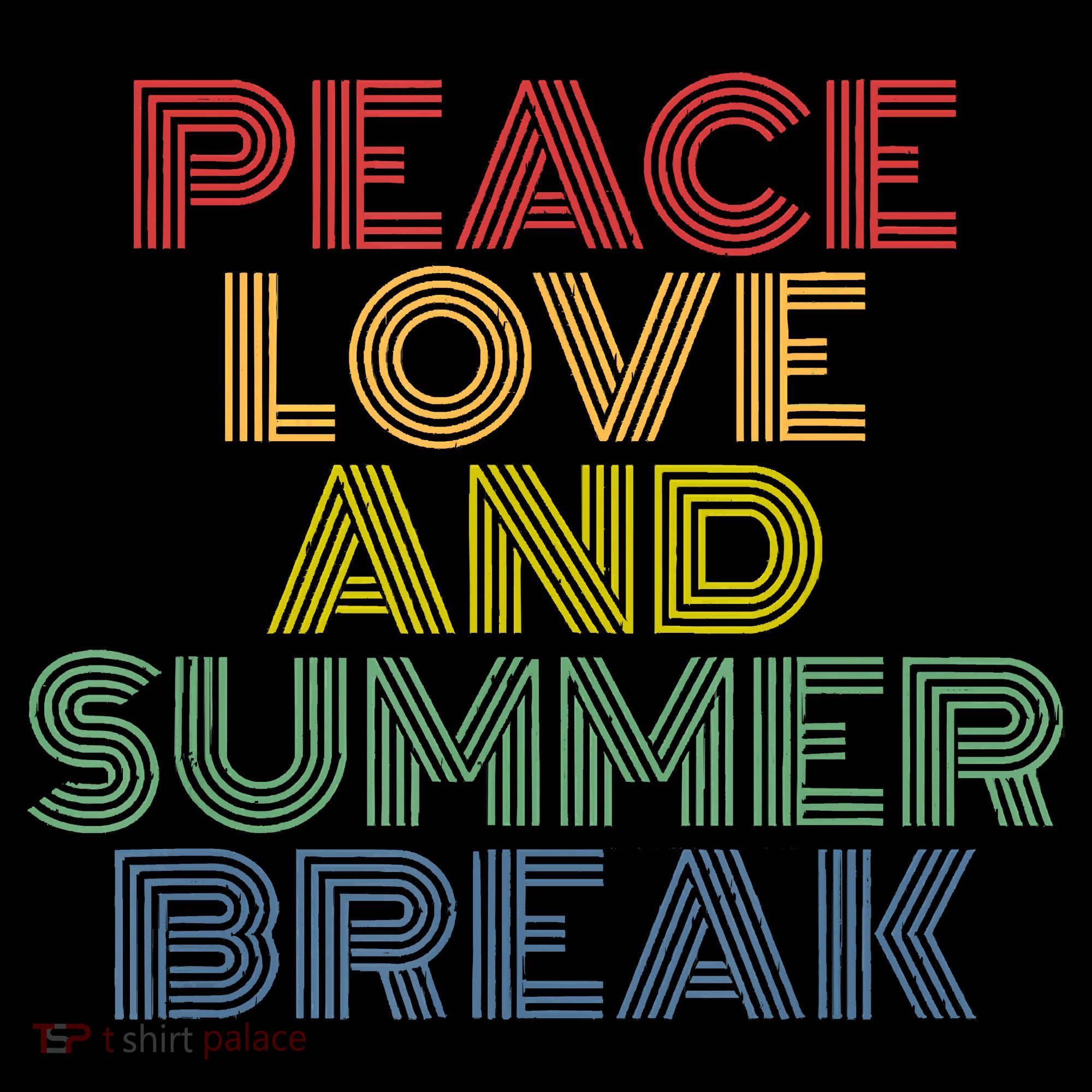 Peace Love And Summer Break Summer Lover Coaster