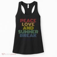 Peace Love And Summer Break Summer Lover Women's Tank Top thumb 0