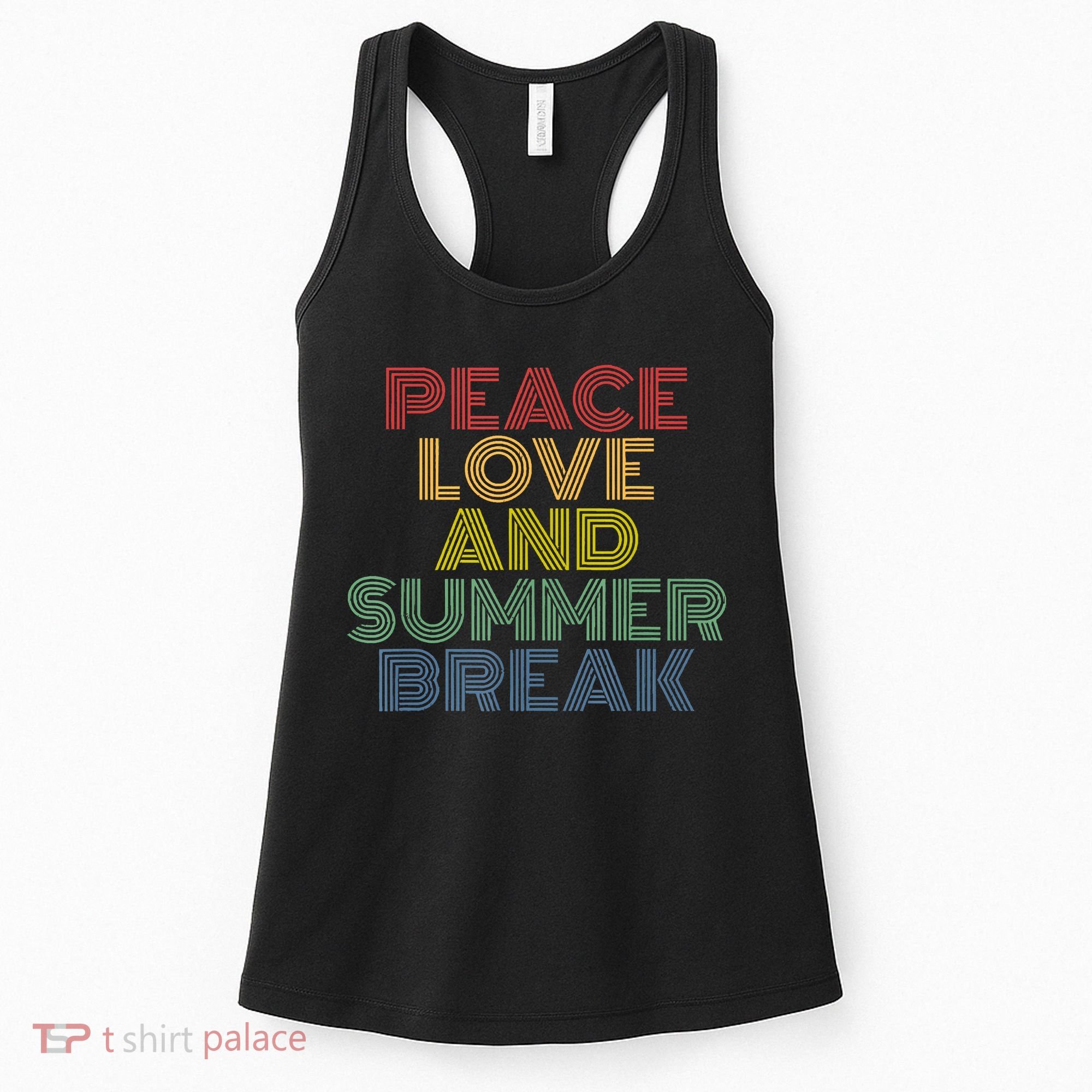 Peace Love And Summer Break Summer Lover Women's Tank Top