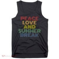 Peace Love And Summer Break Summer Lover Tank Top thumb 0