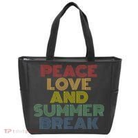 Peace Love And Summer Break Summer Lover Tote Bag thumb 0
