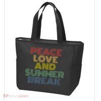 Peace Love And Summer Break Summer Lover Tote Bag thumb 3