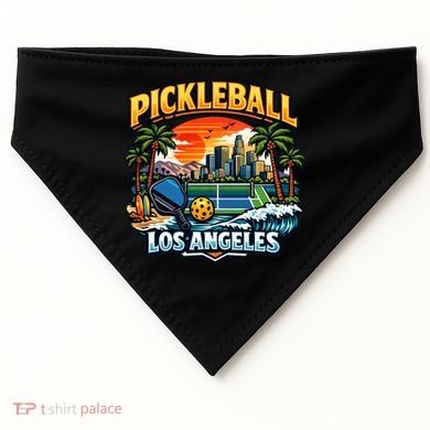 Pickleball Los Angeles USA-Made Doggie Bandana