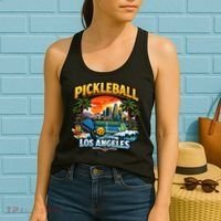 Pickleball Los Angeles Women's Tank Top thumb 2