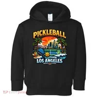 Pickleball Los Angeles Toddler Hoodie thumb 0