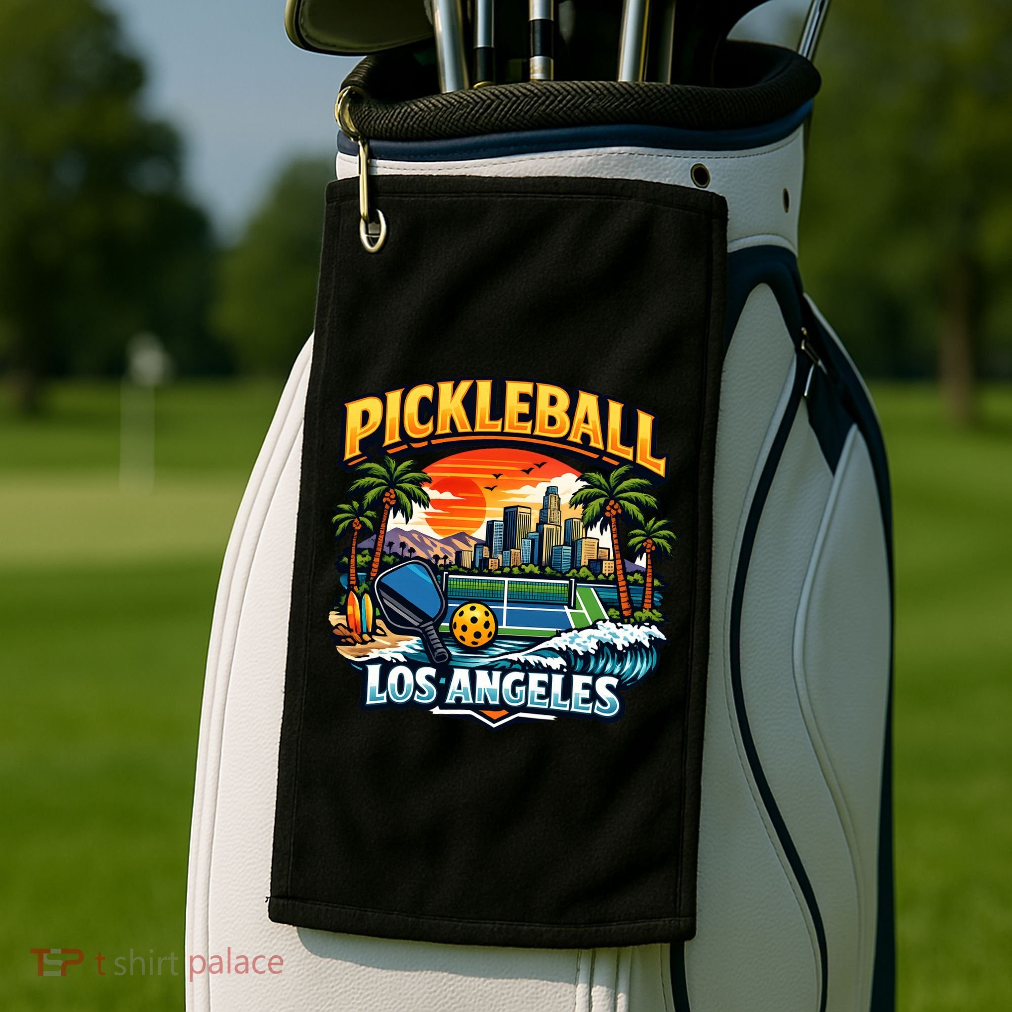 Pickleball Los Angeles Golf Towel