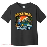Pickleball Los Angeles Toddler T-Shirt thumb 0
