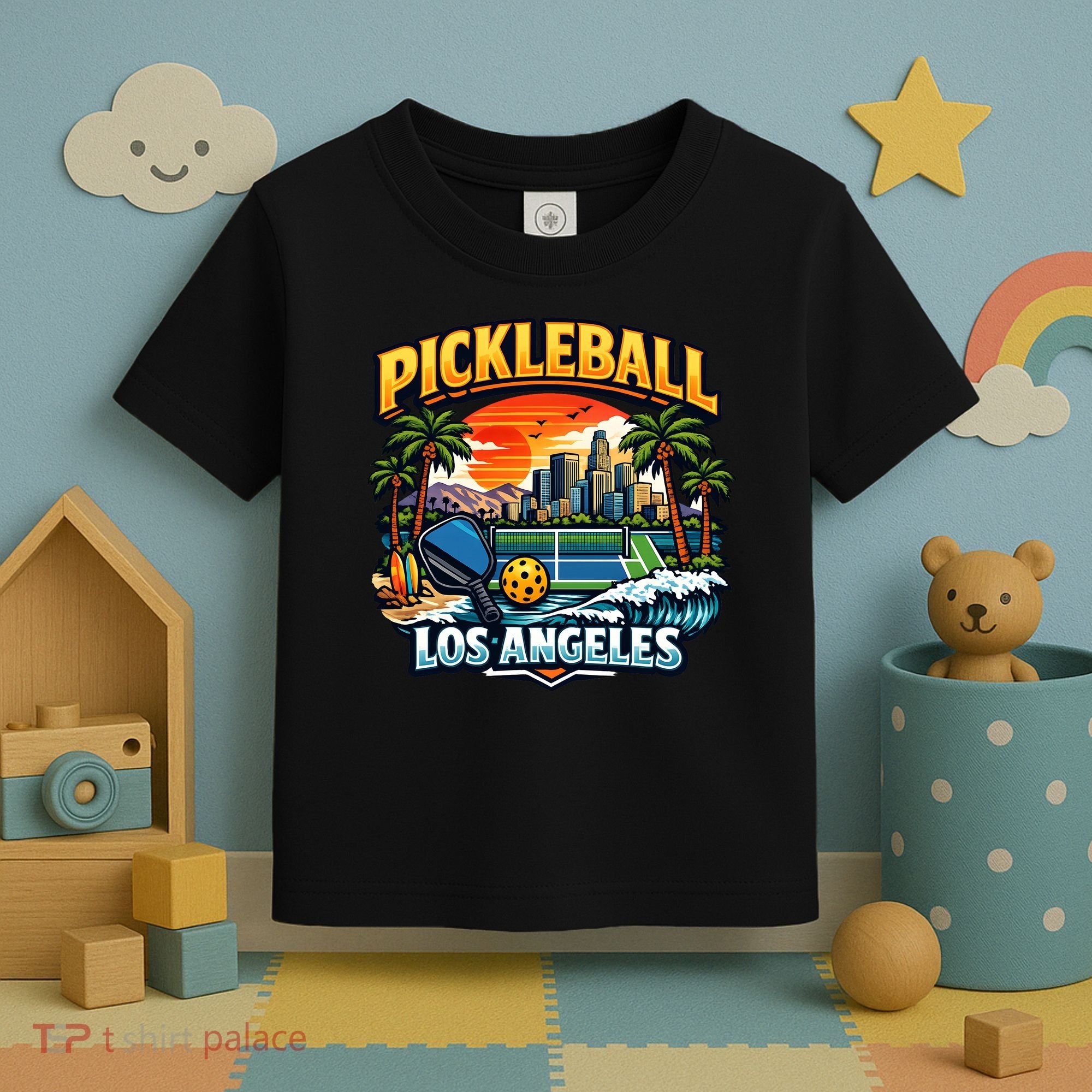Pickleball Los Angeles Toddler T-Shirt