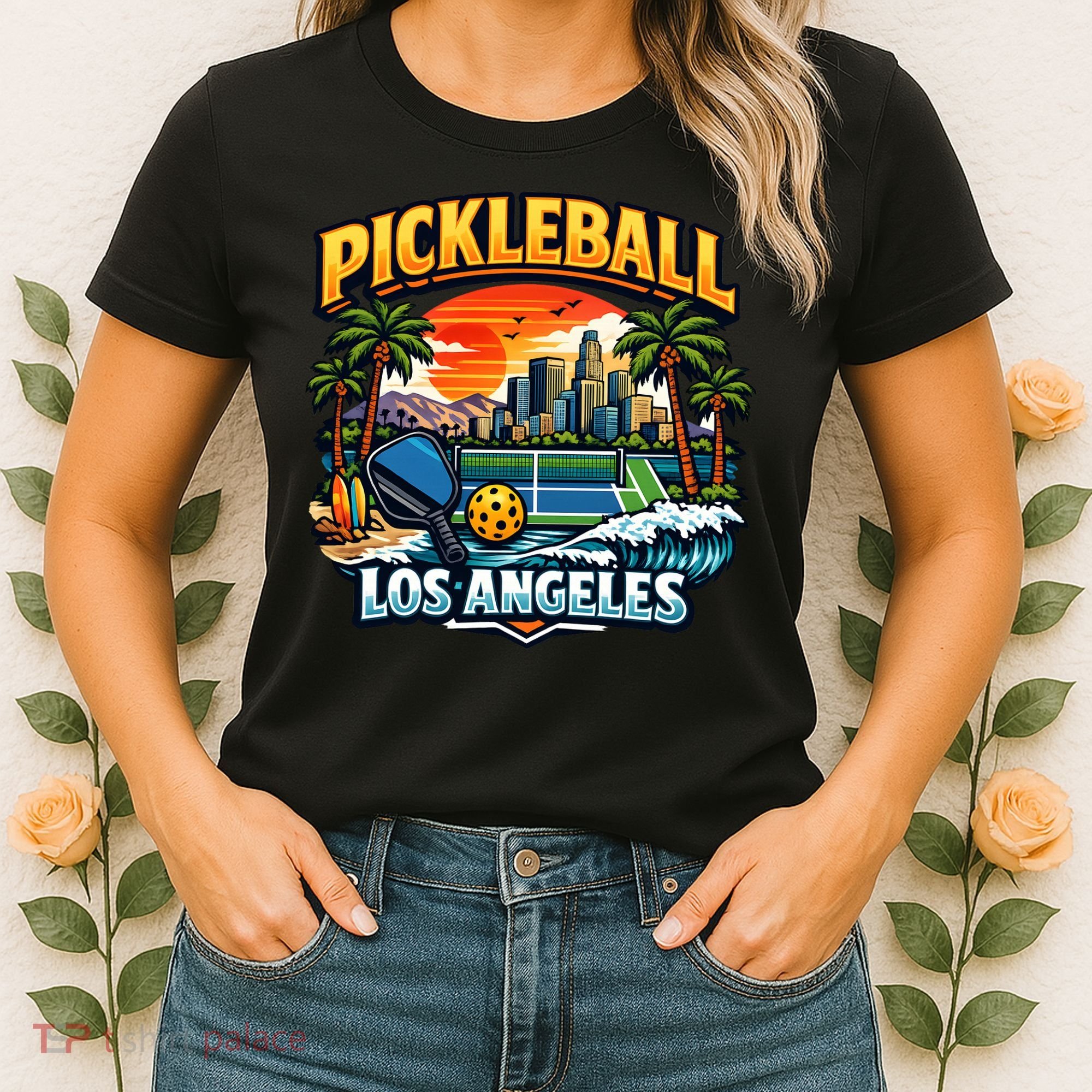 Pickleball Los Angeles Women's T-Shirt