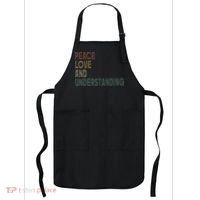 Peace Love And Understanding Inspirational Apron thumb 0