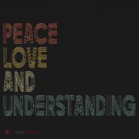 Peace Love And Understanding Inspirational Apron thumb 3