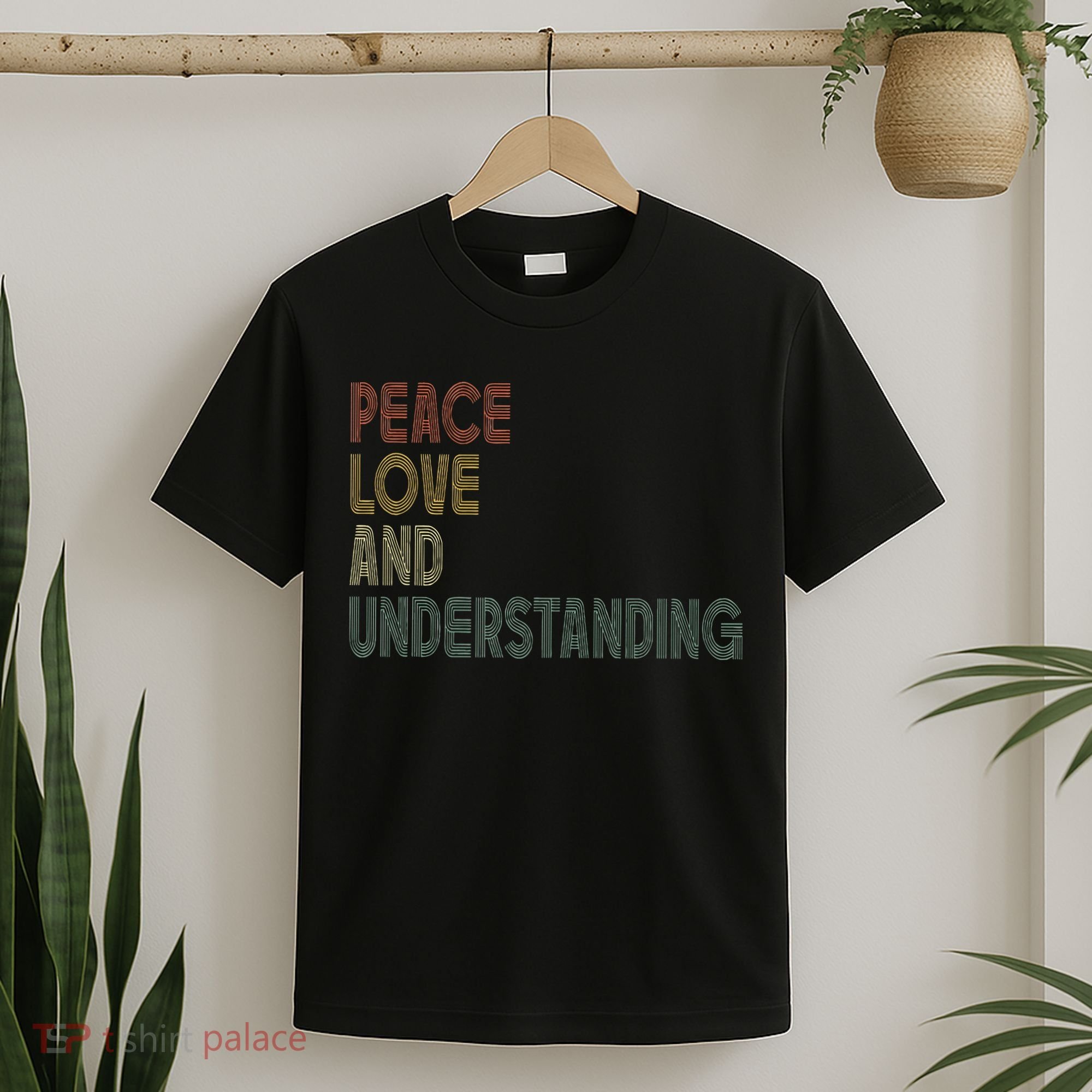Peace Love And Understanding Inspirational T-Shirt