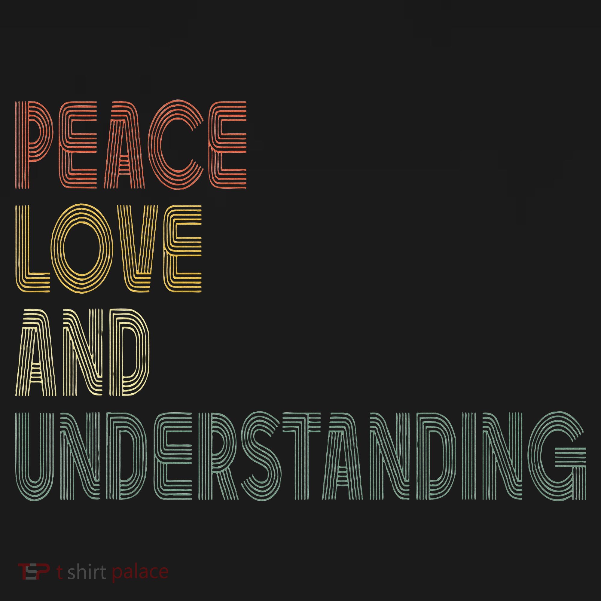 Peace Love And Understanding Inspirational Backpack