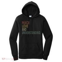 Peace Love And Understanding Inspirational Women's Hoodie thumb 0
