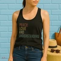 Peace Love And Understanding Inspirational Women's Tank Top thumb 2