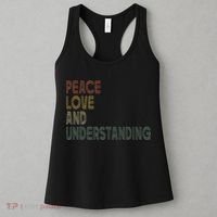 Peace Love And Understanding Inspirational Women's Tank Top thumb 3